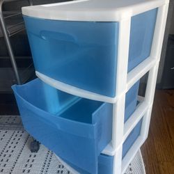 3 Drawer Plastic Storage