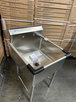 utility sink Brand New NSF Stainless Steel Commercial Compartment Sink 16GA – Nordsteel #7