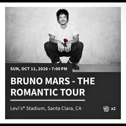 Bruno Mars The Romantic Tour