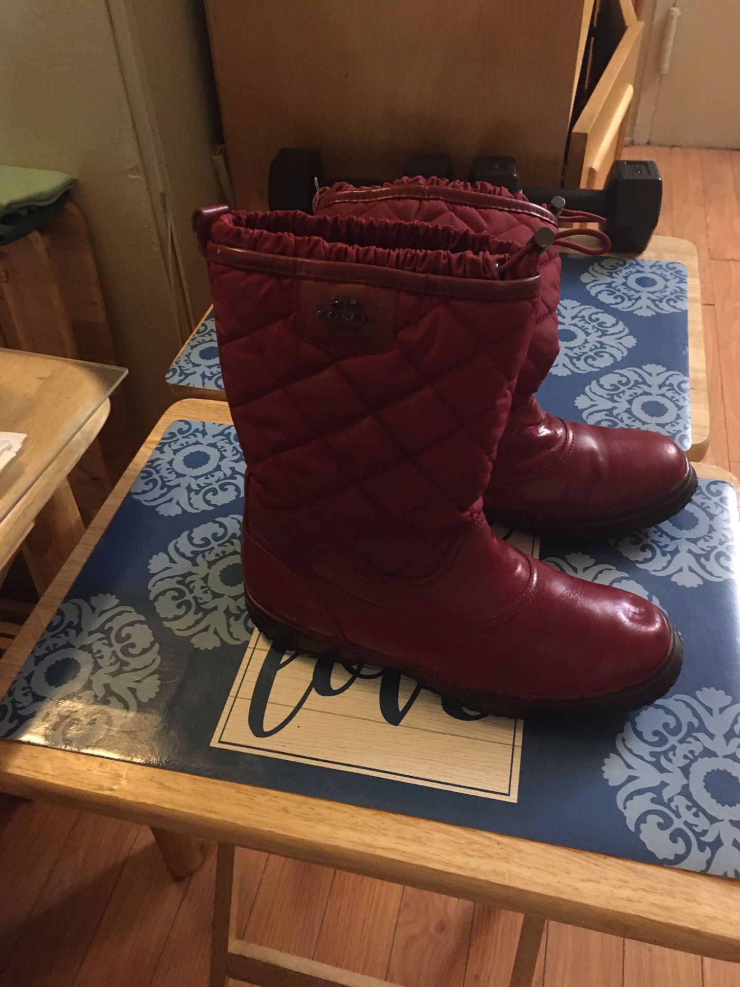 Coach Boots Size 8.5