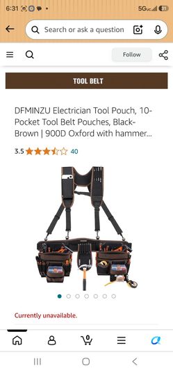 DFMINZU Electrician Tool Pouch