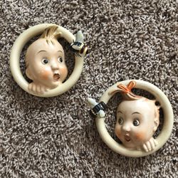 Vintage glass hummel