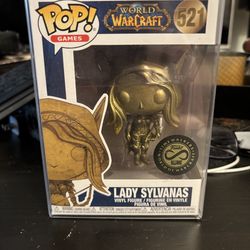 Funko Pop #521 Gold Lady Sylvanas World of WarCraft Blizzard Exclusive