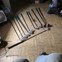 Golf Clubs And Bag