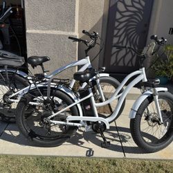 E-Bikes 26” Fat Tire beach Cruises