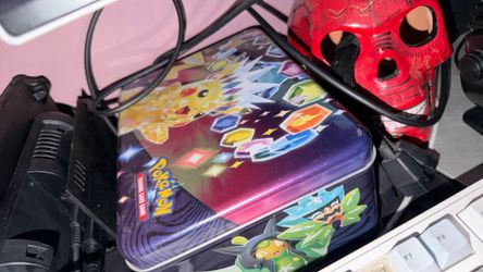 Pokemon tin Lunch Box Empty