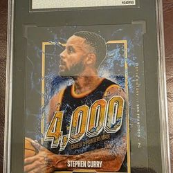 2024 Topps Now Steph Curry SGC Graded Card.