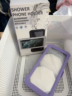 Waterproof Rotatable Shower Phone Holder