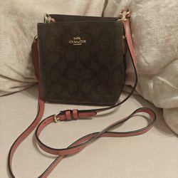 Coach Brown And Red Mini