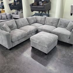 4pc Sectional With Ottoman