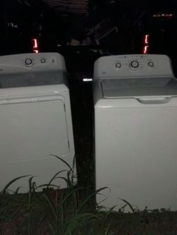 GE washer and dryer pair