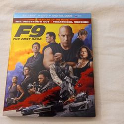 F9 The fast Saga Blu-ray Movie With Digital Code