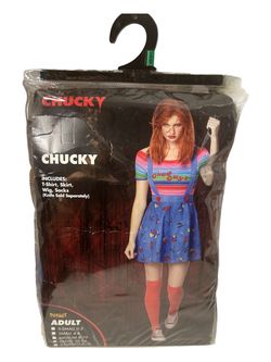 Chucky Adult Costume Size Large (12-14)