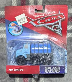 Mr Drippy Disney Pixar Cars 3 Splash Racers Plastic Vehicle Water Tank *RARE*