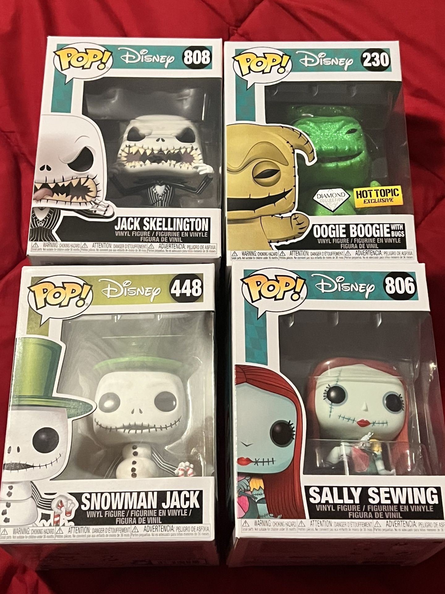 Nightmare before Christmas Funko pops