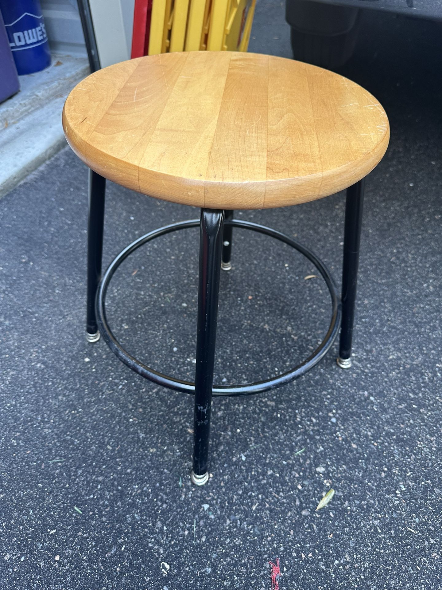 1-Small Brown/Black Stool