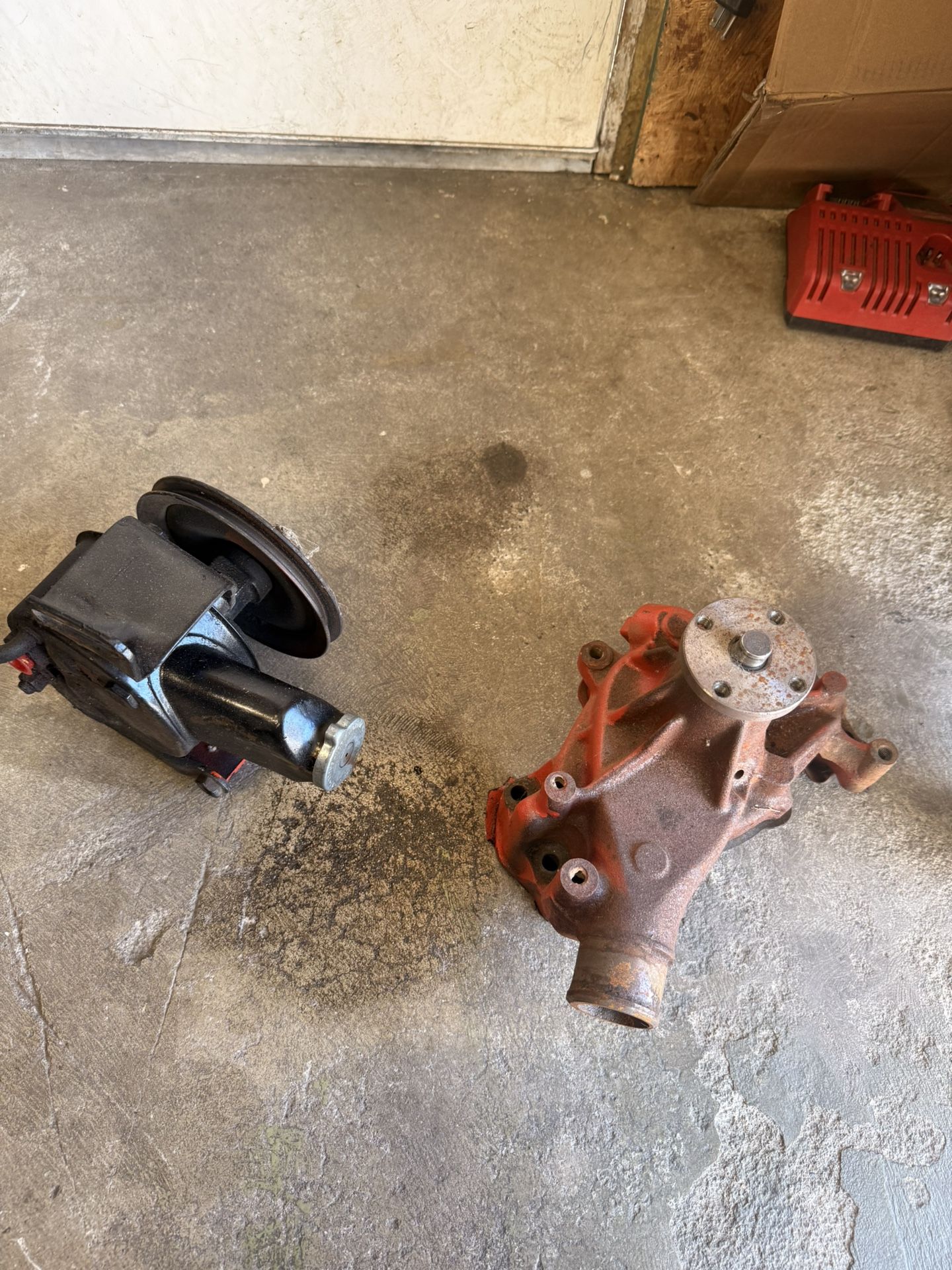 Sbc Water Pump And Power Steering Pulley