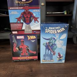 All Three Marvel busy Only Had Them On Display Like New 