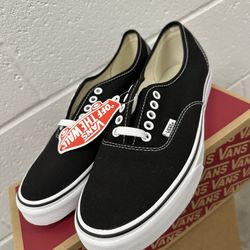 Brand New Vans Authentic Black Men’s US 9 In Box Nike Adidas Supreme Stussy Newbalance Palace Puma Reebok