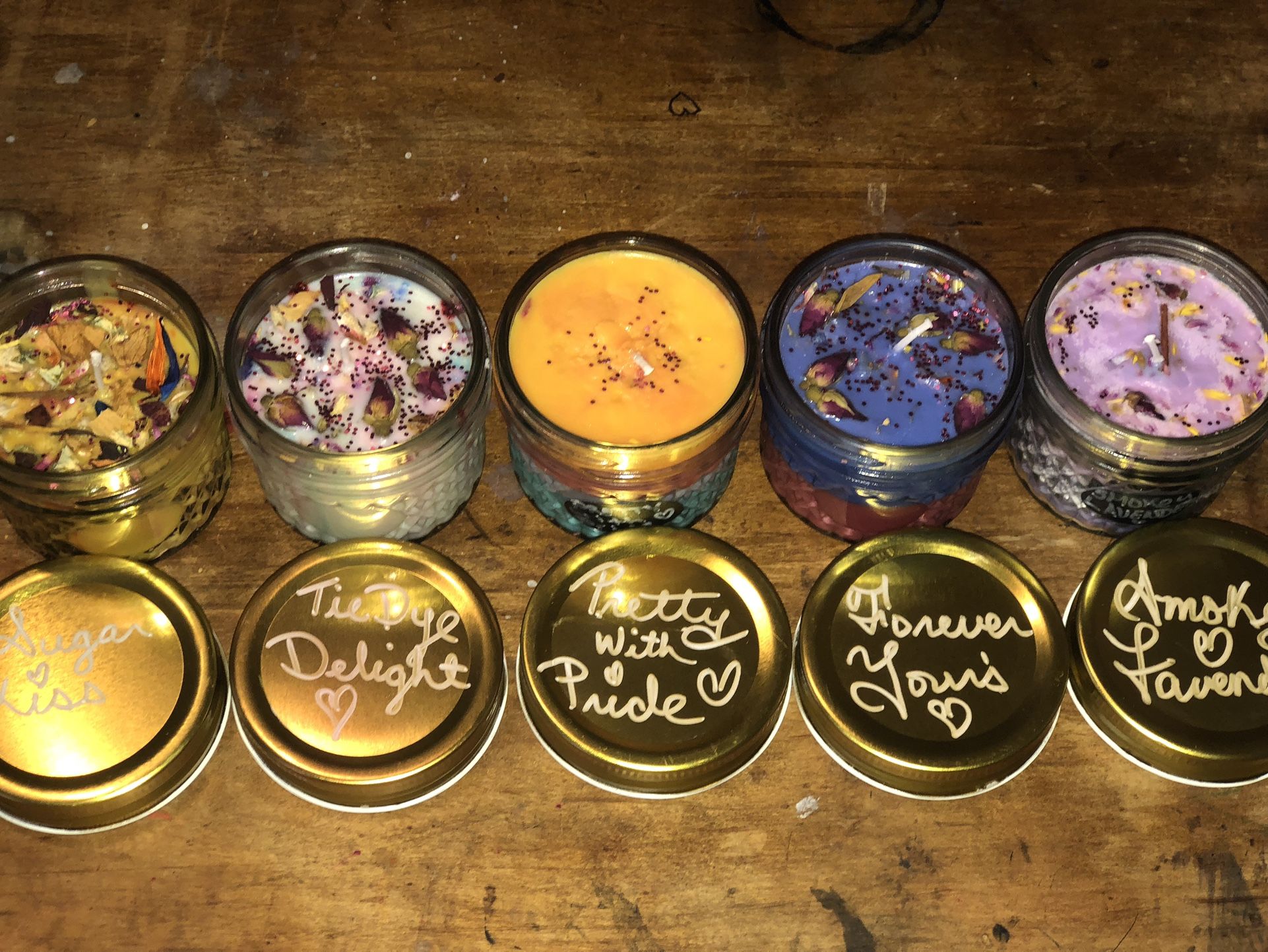 Hand Crafted Essential Candles $5 Each