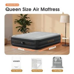 New Queen Air Mattress Queen with Built In Pump
