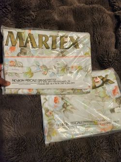 Vintage Martex Twin Size Bedsheet Set