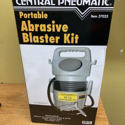 Abrasive Portable Blaster Kit Pressurized Paint Rust Remover For No