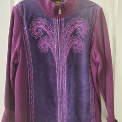 Bob Mackie Wearable Art - Woman's Suede Jacket