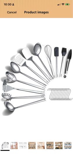 Stainless Steel Kitchen Utensil Set