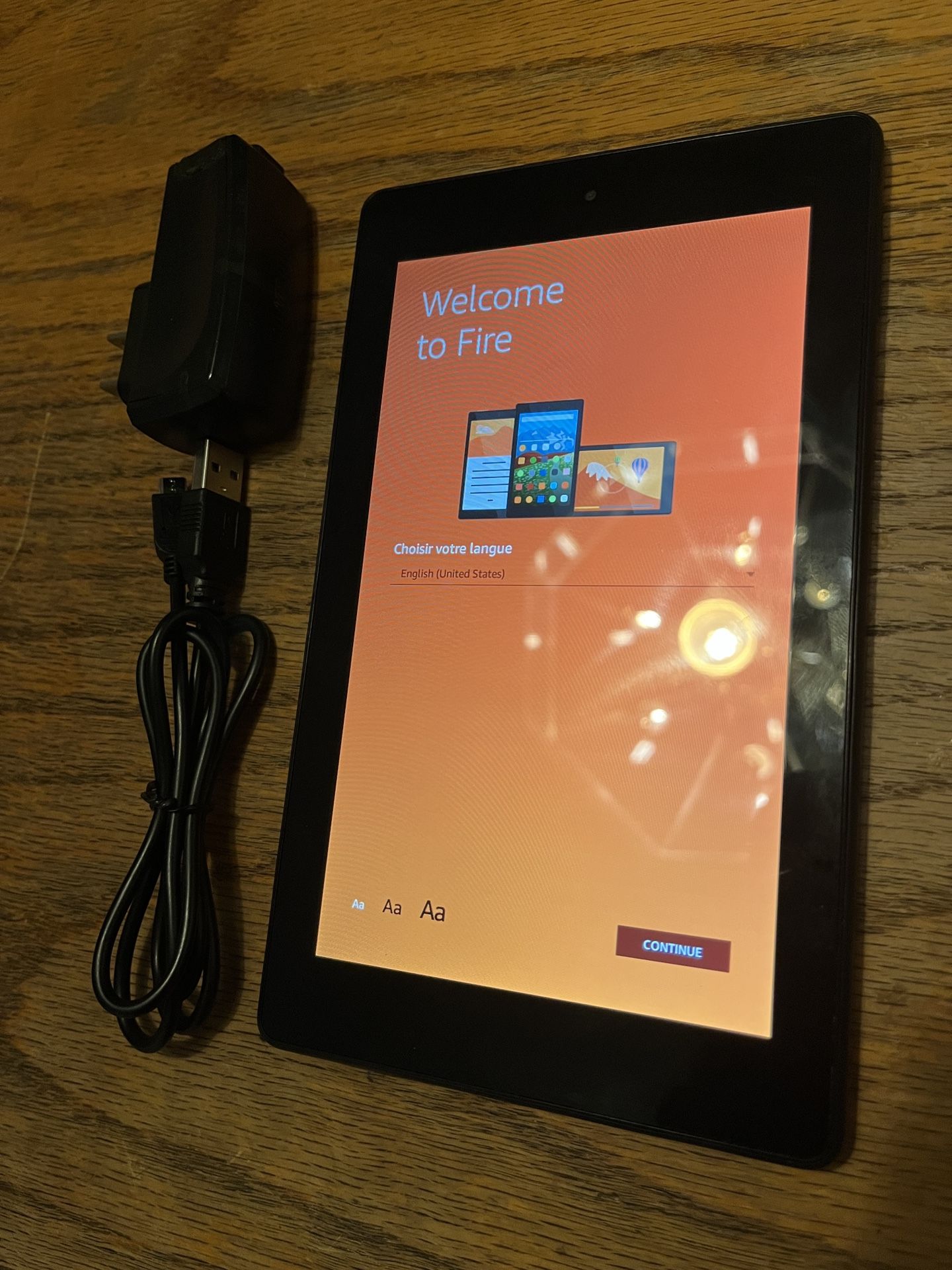 Amazon Kindle Fire 7” Tablet Great Condition Factory Reset Ready To Use