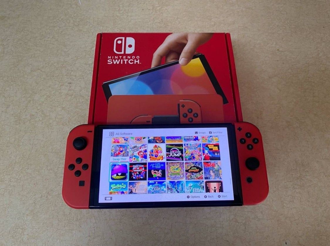 Switch Oled With Over 7500 Games and 512GB