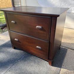 High quality cherry wooden filing cabinet