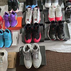 Men Air Jordan's 10.5 In Size.  Also Medium men Nike Shorts. 
