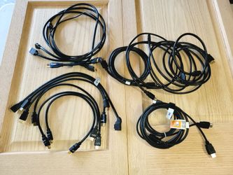 HDMI CABLE LOT 1 SPEED 2.0 4K or HDTV truck clean out lot!