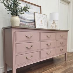 Refinished Solod Wood Dresser