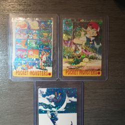 Pokemon Pocket Monster Vintage Holo Prism 