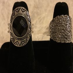Beautiful SILVER RINGS ( Size 7-7.5)