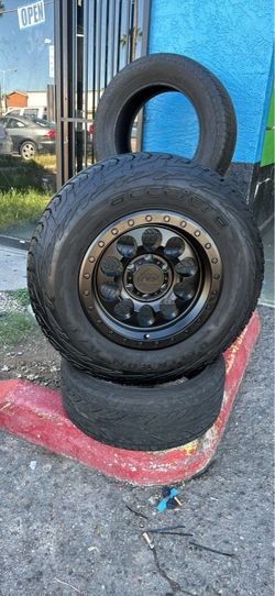 New Lock Offroad Wheels17x9 6x135 with Accelera Omikron A/T Tires