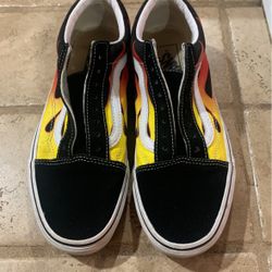 Mens Vans Flame Shoes