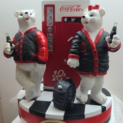 VINTAGE COCA-COLA MUSICAL POLAR BEARS 