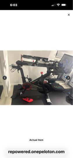 Peloton bike
