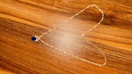 Sapphire & Silver Necklace