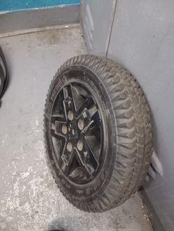 Set Of Wheels  . For Electric Wheelchairs .  Fits Jazzy Elite 14 , And Others 