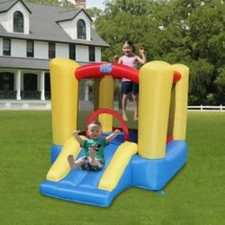 Action Air Slide Bouncer Bounce House with Blower – Inflatable Indoor/Outdoor New In Box