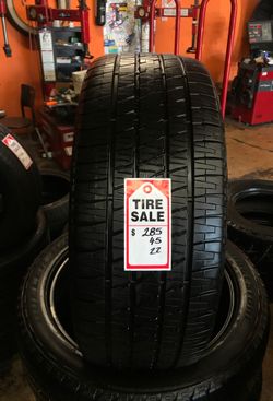 285/45/22 BRIDGESTONE DUELER H/L $250.00