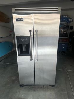 Viking Professional Stainless Steel Side-by-Side Refrigerator