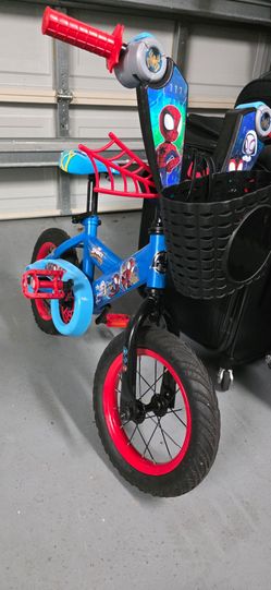 Marvel spidey and his amazing friends kids bike 12 inch