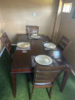 Heavy Wood Dining Table
