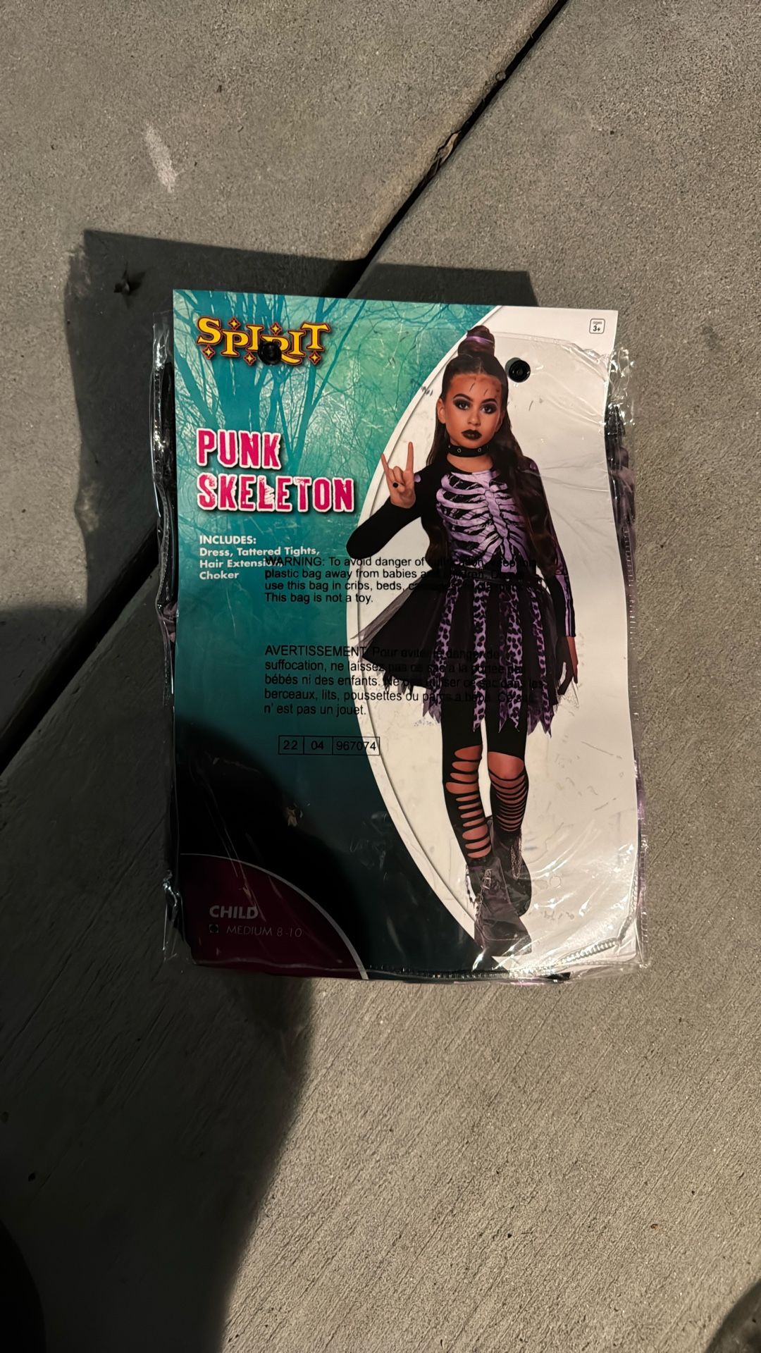 Punk Skeleton Costume