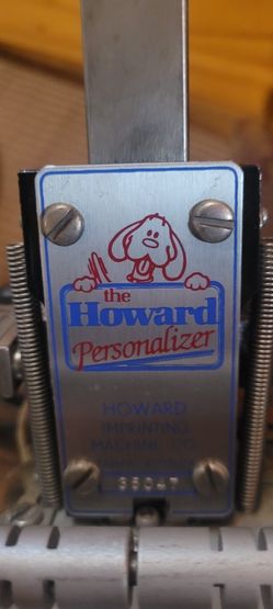 The Howard Personalizer Hot Foil Stamping Machine